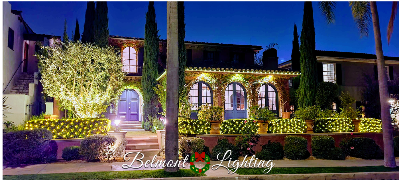 Naples island christmas light installation