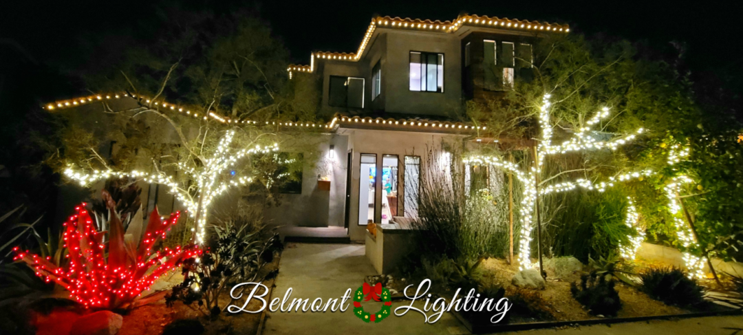 holiday christmas light installation